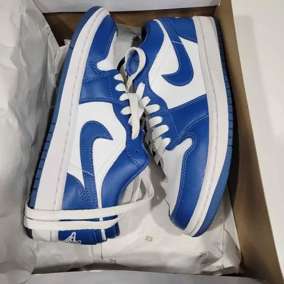 Women's Air Jordan low Size 6W Marina Blue 2022 DC0774-114 GREAT CONDITION - Picture 1 of 10